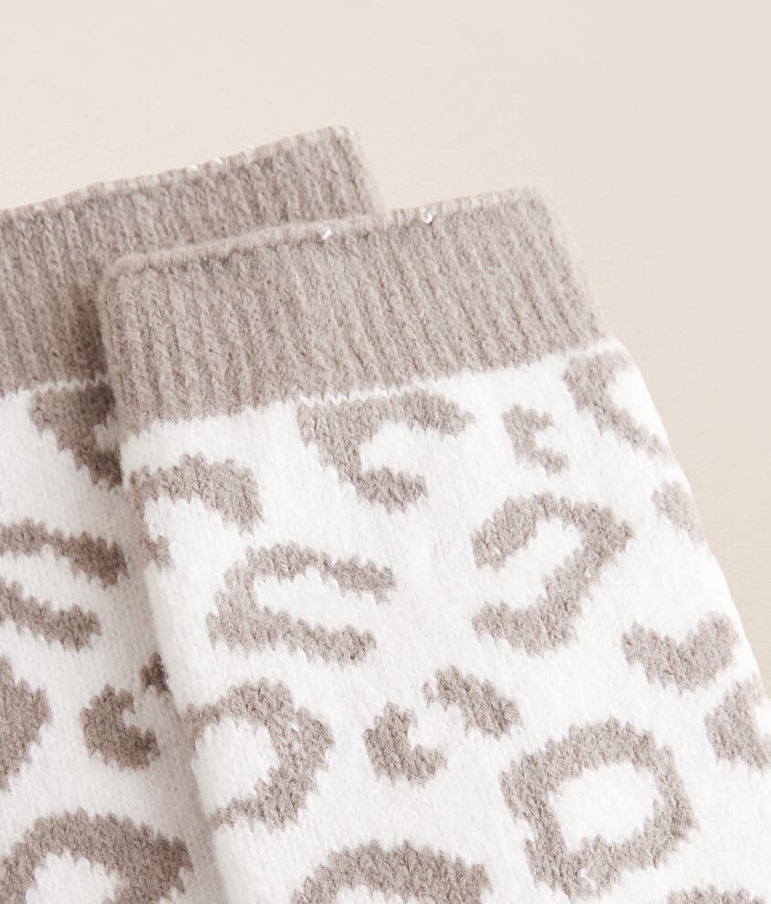 Leopard Chenille Socks