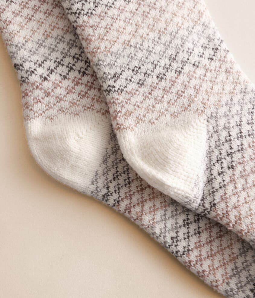 Plush Patterned Socks - thumbnail 2