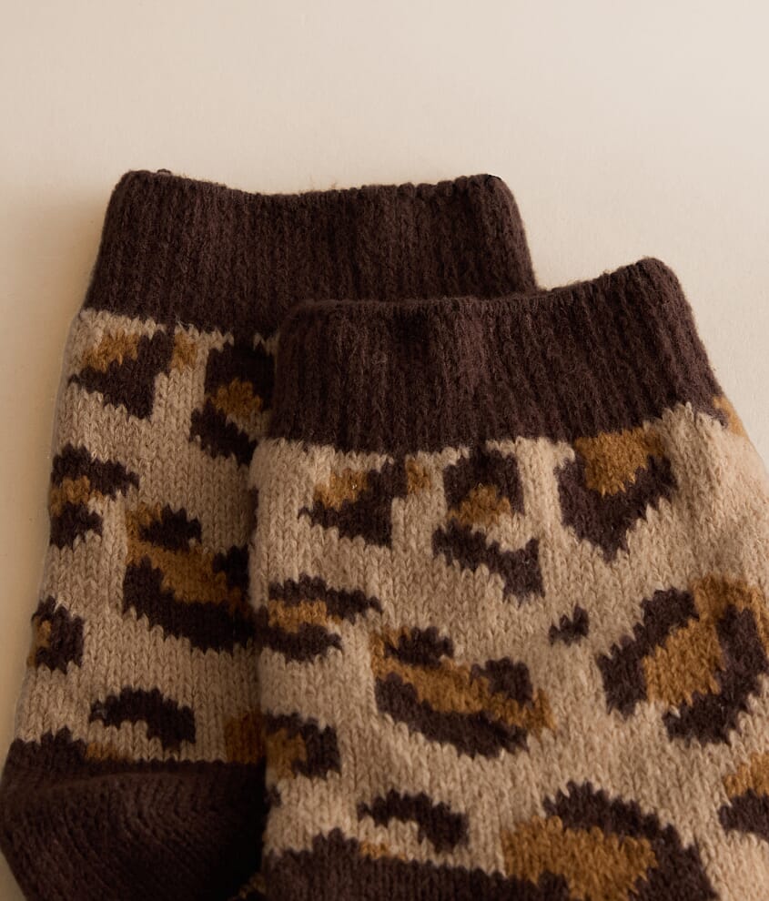 Leopard Quarter Socks - thumbnail 2