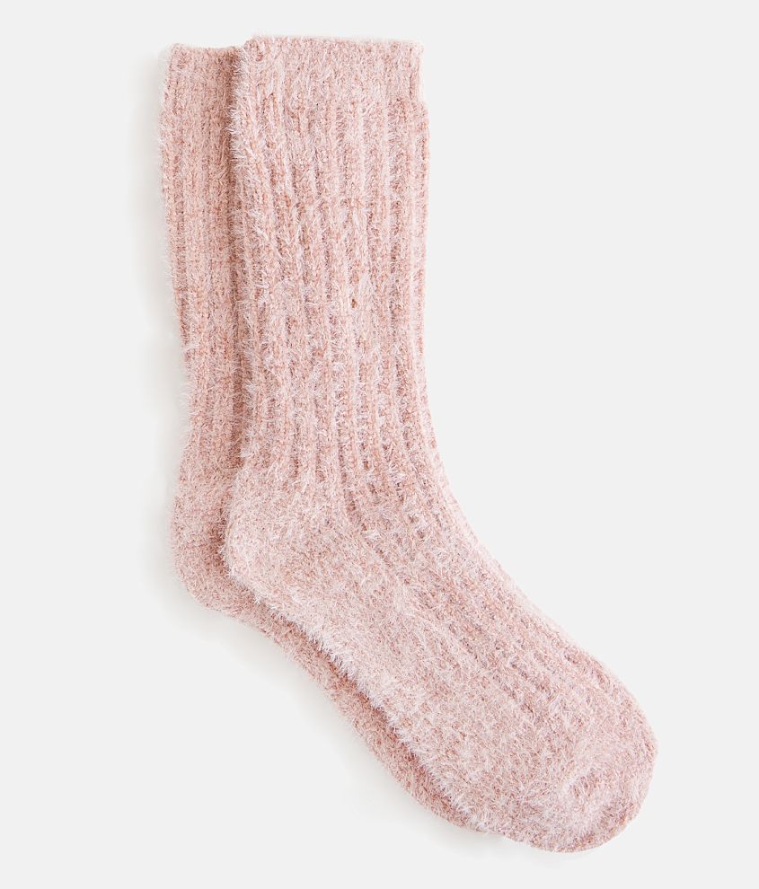 BKE Muk Luks Chenille Boot Socks front view