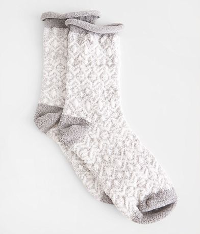 Muk Luks BKE Cozy Motif Socks front view