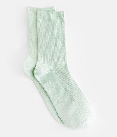 Muk Luks BKE Metallic Socks front view