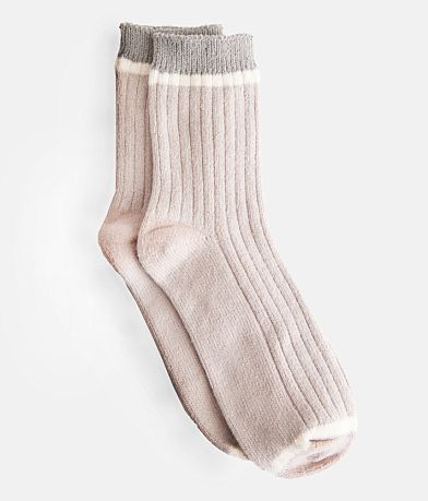 Muk Luks BKE Microfiber Midi Socks front view