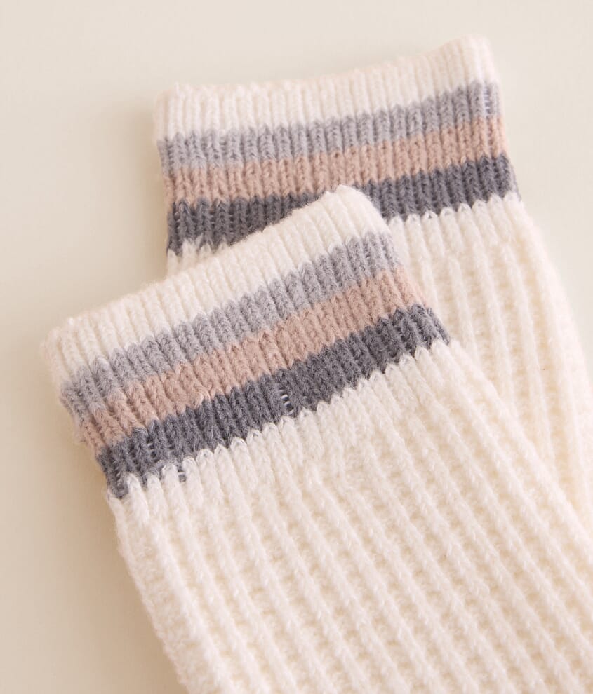 Striped Waffle Socks - thumbnail 2