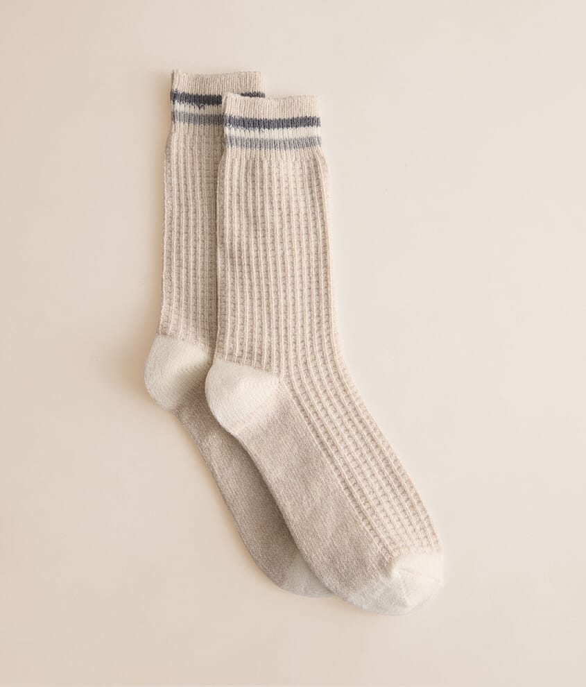 Striped Waffle Socks