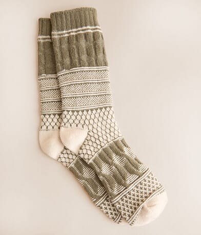 BKE Striped Socks front view