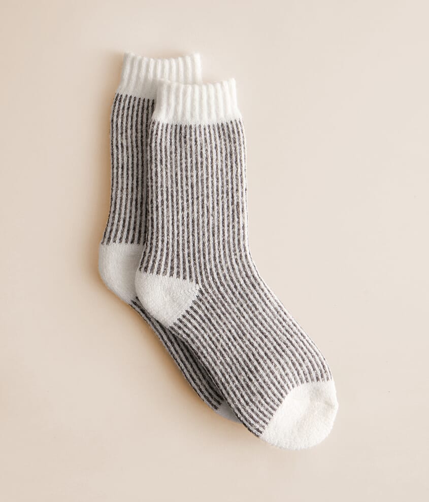 Plush Striped Socks