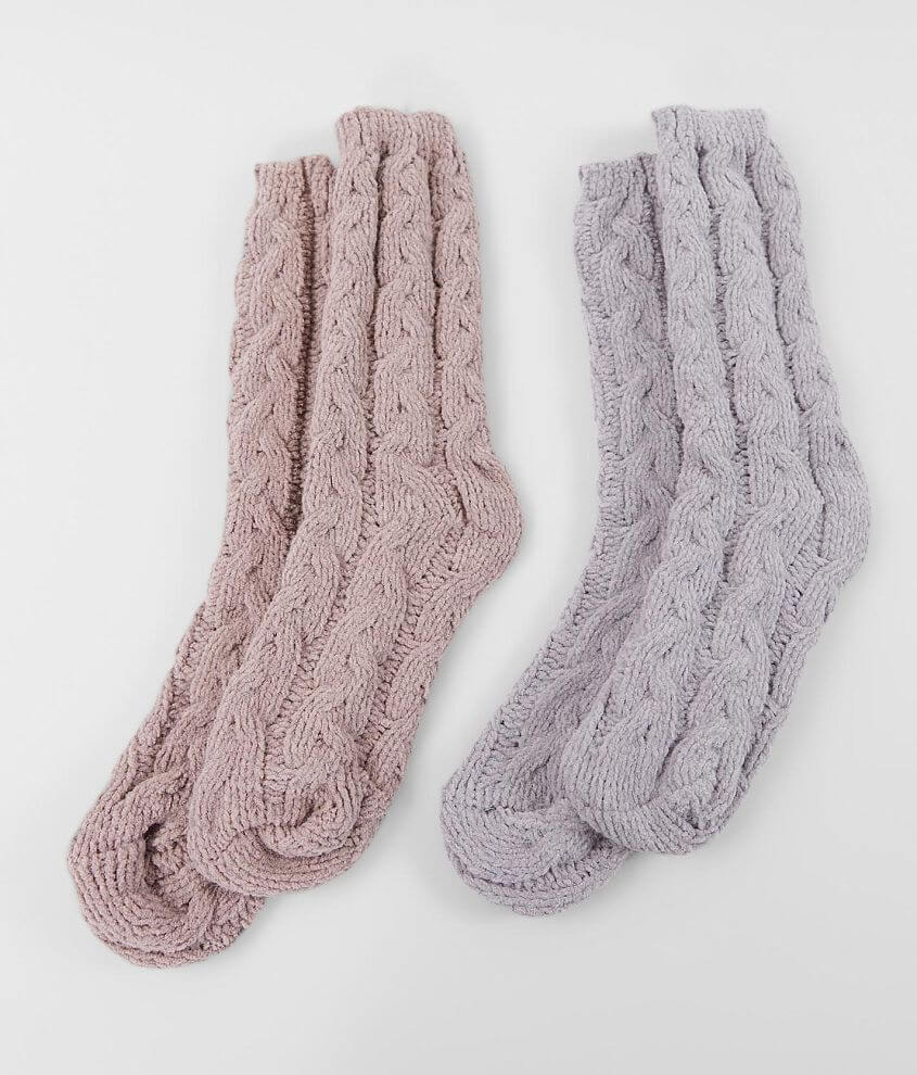 Image of Muk Luks  Pack Cable Knit Socks