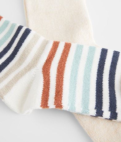 Muk Luks 2 Pack Striped Boot Socks MISC_DETAIL_1