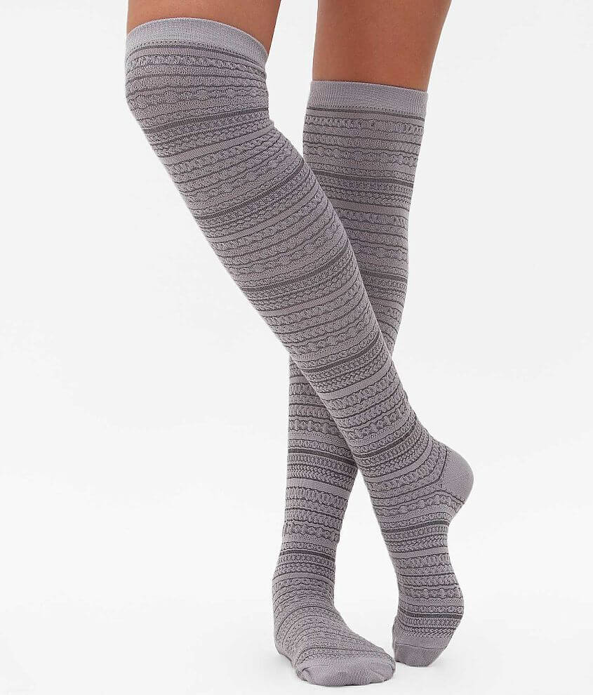 Muk Luks Textured Socks front view