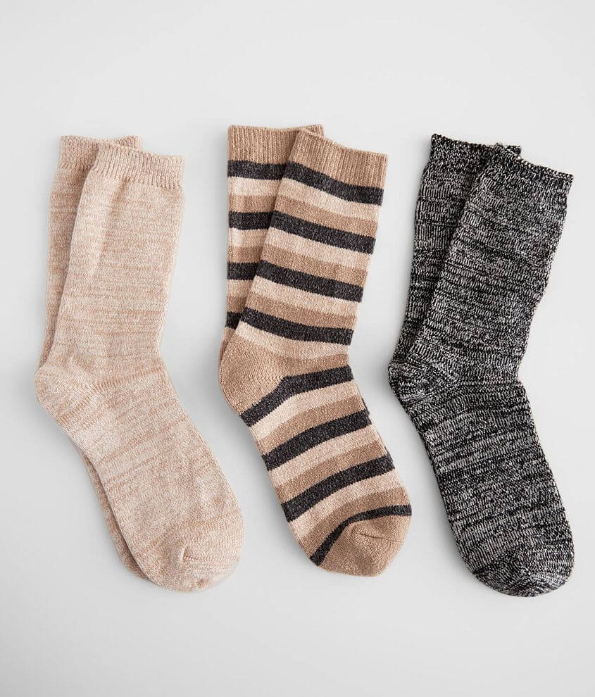 Image of Muk Luks  Pack Cozy Knit Socks