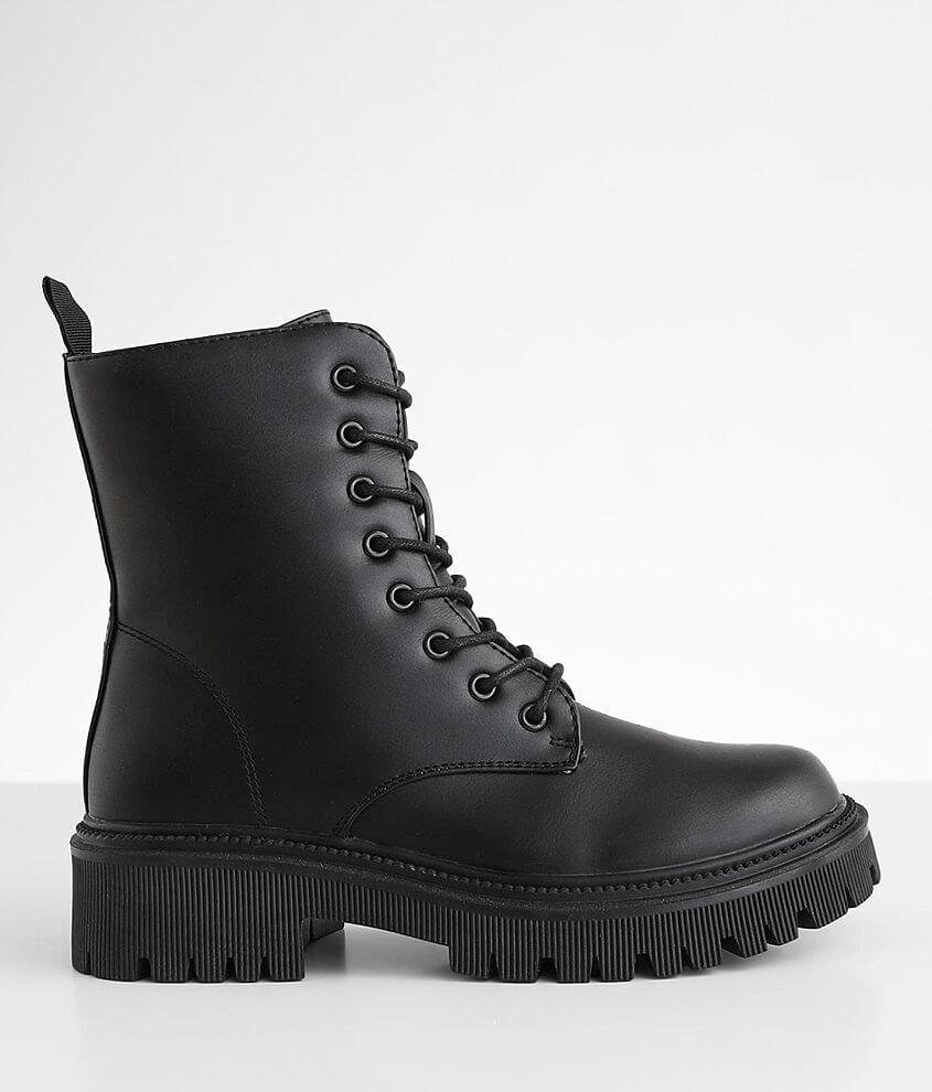 DV by Dolce Vita Madrin Chunky Combat Boot - Women's Shoes in Black ...