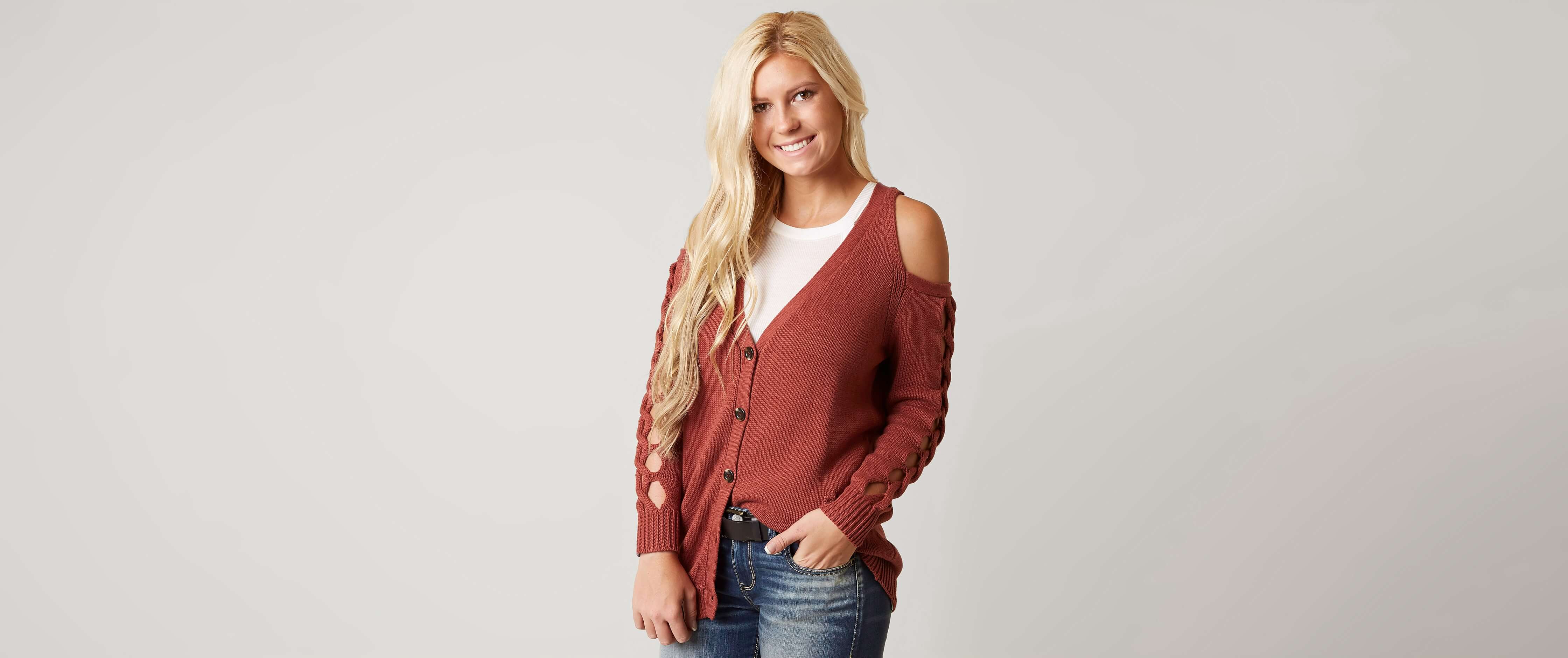 buckle cardigan