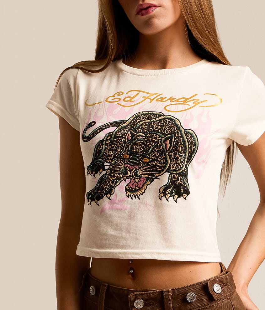 Panther Baby Cropped T-Shirt