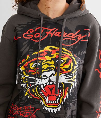Ed Hardy Retro Tiger Hooded Sweatshirt MISC_DETAIL_1