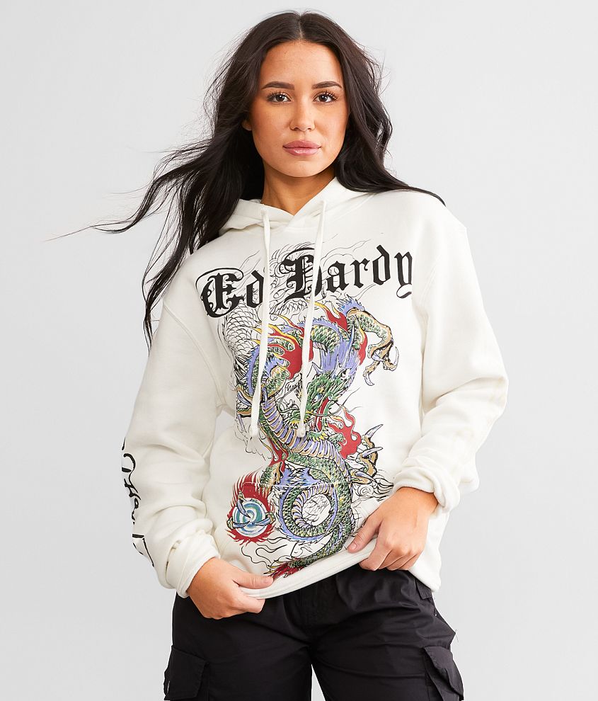 Ed hardy 2025 hoodie women's