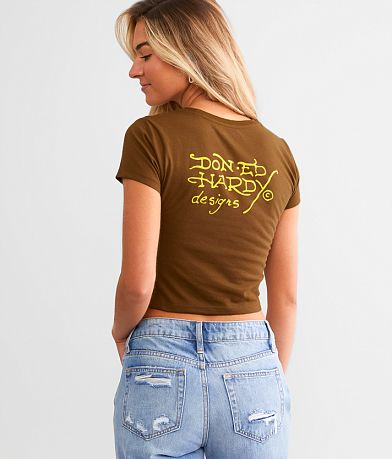 Ed Hardy Skull Baby T-Shirt BACK