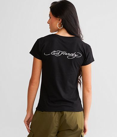 Ed Hardy Retro Tiger Baby T-Shirt BACK