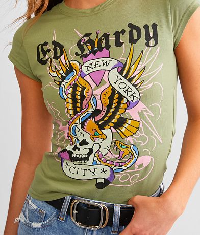 Ed Hardy NYC Skull T-Shirt MISC_DETAIL_1