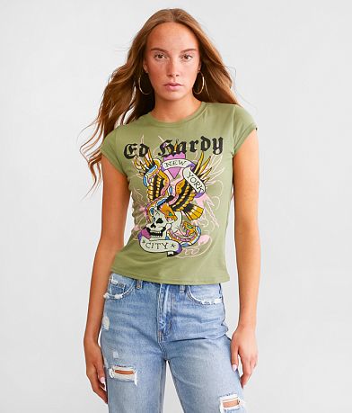 Ed Hardy NYC Skull T-Shirt FULL_LEFT_SIDE