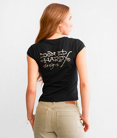Ed Hardy Peacock T-Shirt BACK