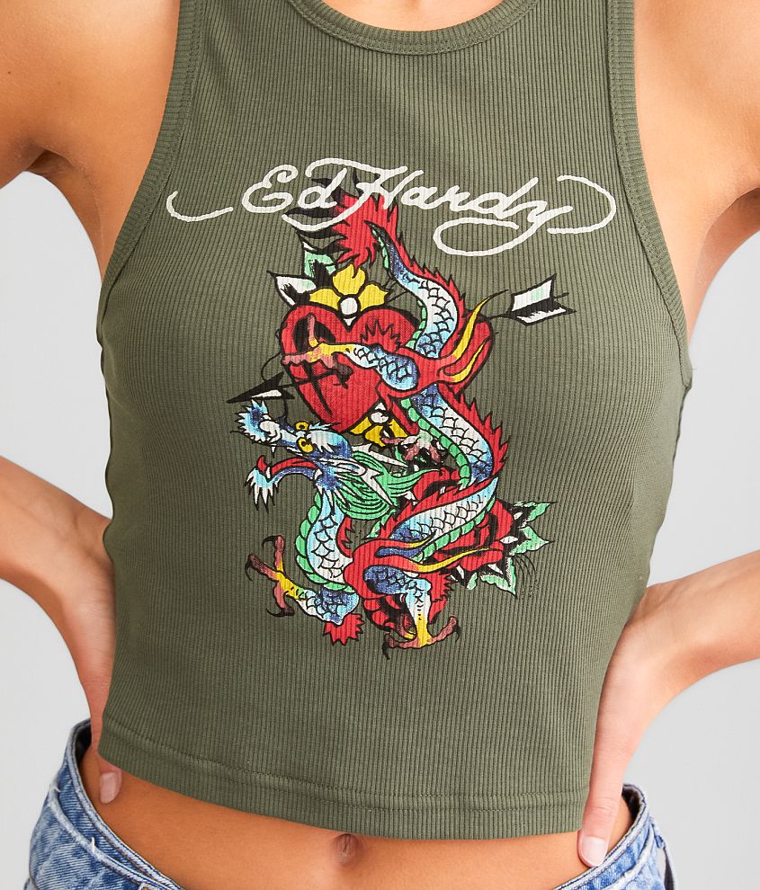 Dragon Heart Cropped Tank Top