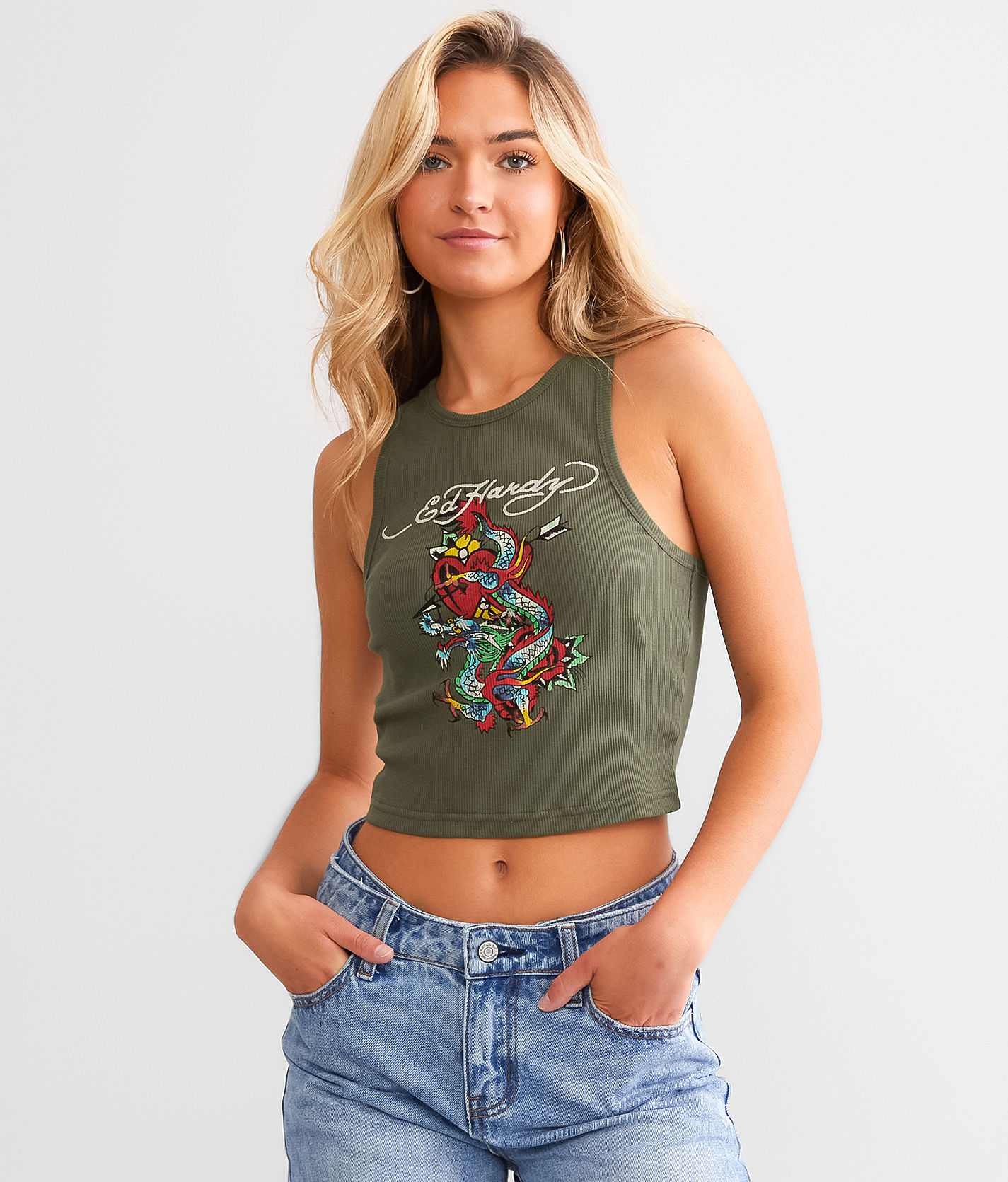 Ed hardy tank outlet top