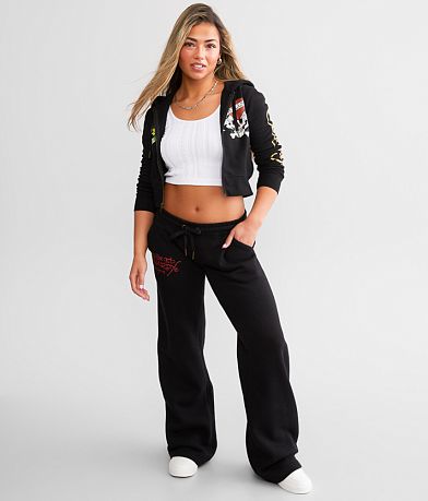 Ed Hardy Y2K Skull Cropped Hoodie MISC_DETAIL_4