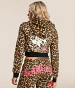 Ed Hardy Y2K Sacred Heart Cropped Hoodie - Women's