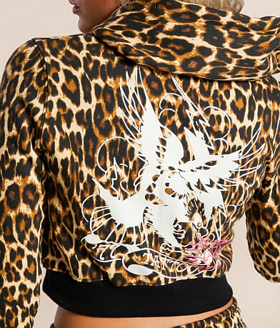 Ed Hardy Y2K Sacred Heart Cropped Hoodie MISC_DETAIL_1