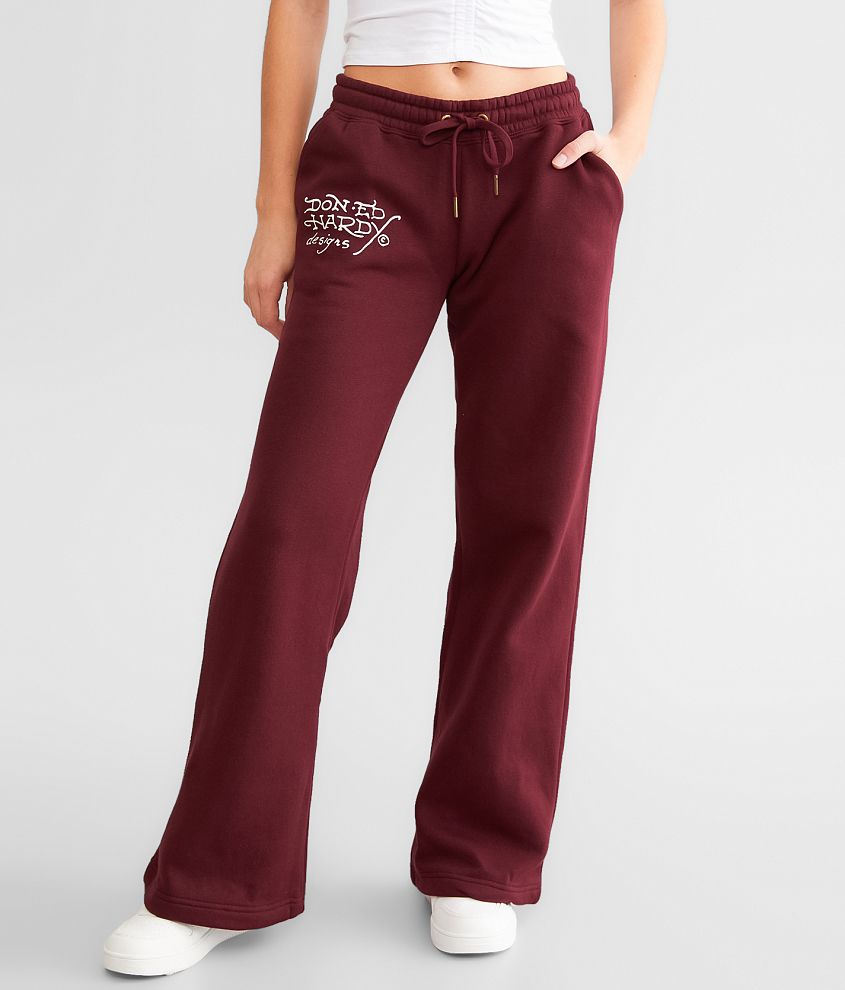 Ed Hardy Retro Tiger Pant - Women's Pants in Sangria | Buckle