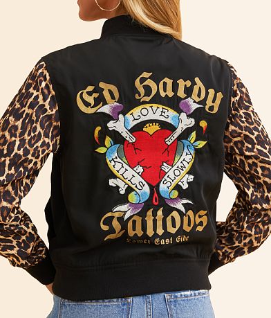 Ed Hardy Tiger Dagger Bomber Jacket MISC_DETAIL_1