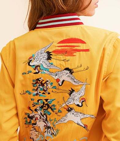Ed Hardy Koi Cranes Jacket misc detail 1 view