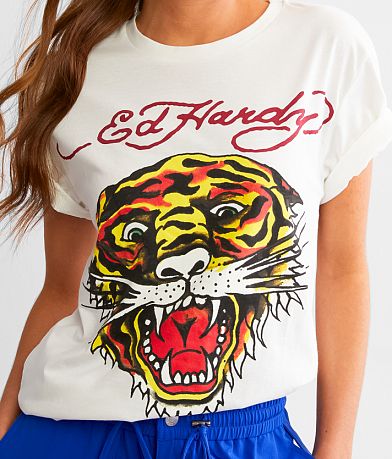 Ed Hardy Retro Tiger T-Shirt MISC_DETAIL_1