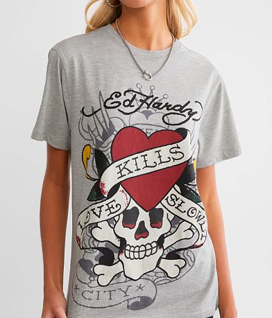 Ed Hardy Skull T-Shirt misc detail 1 view