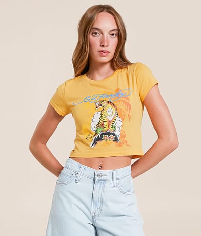 Ed Hardy Tiger Mountain T-Shirt front view