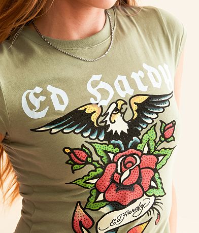 Ed Hardy Anchor Rose T-Shirt MISC_DETAIL_2