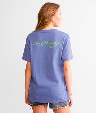 Ed Hardy Eagle Anchor Throwback T-Shirt BACK