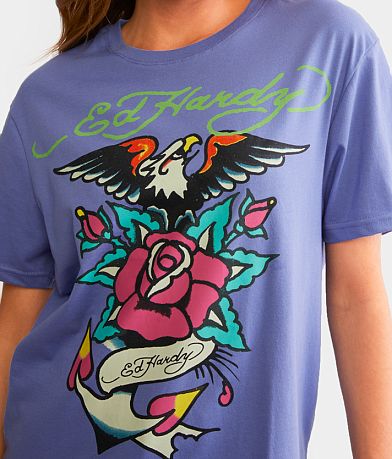 Ed Hardy Eagle Anchor Throwback T-Shirt MISC_DETAIL_1
