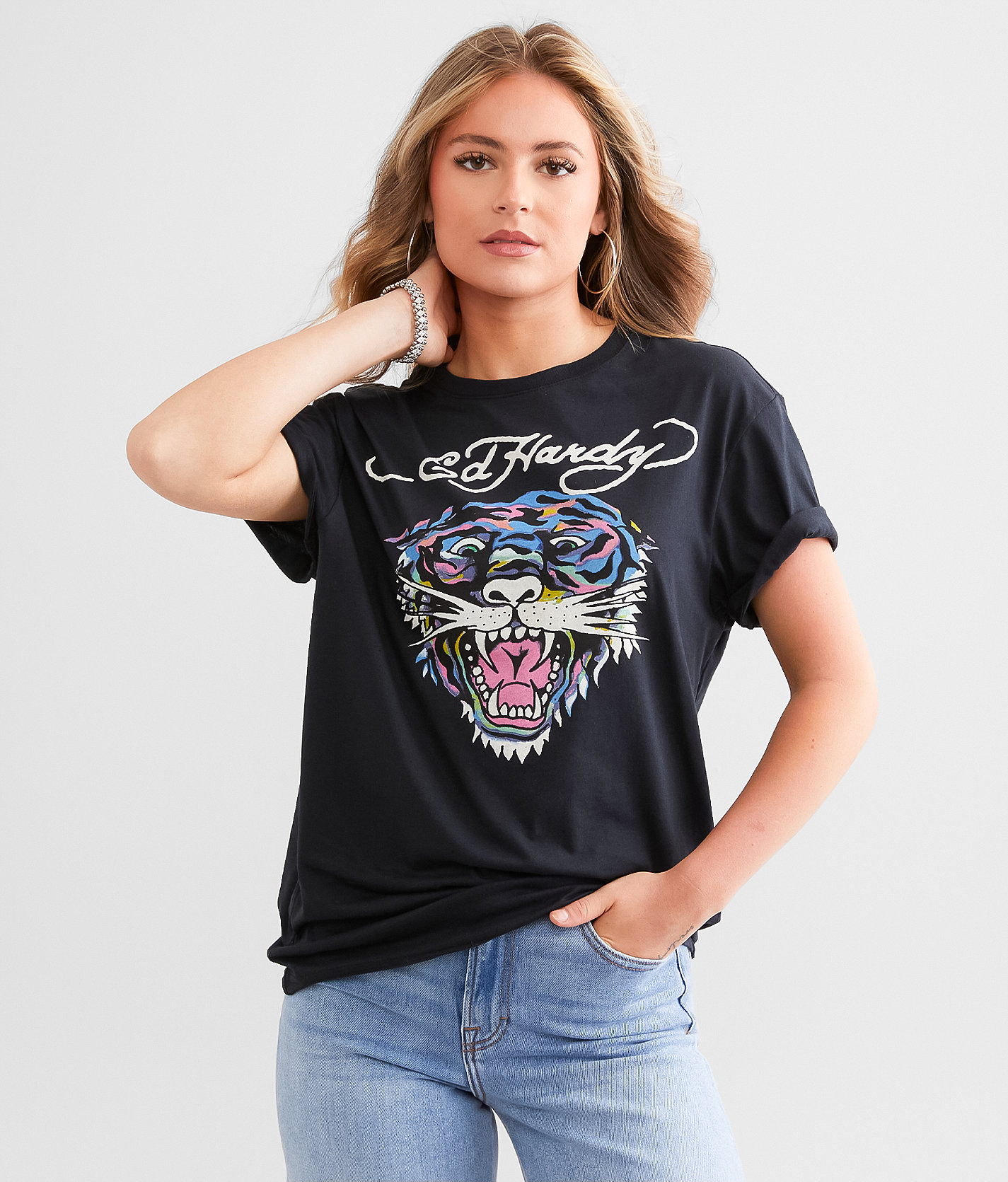 ed hardy oversized t shirt