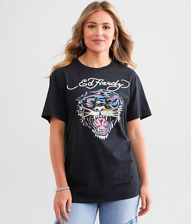 Ed Hardy Tiger Head Throwback T-Shirt FULL_LEFT_SIDE