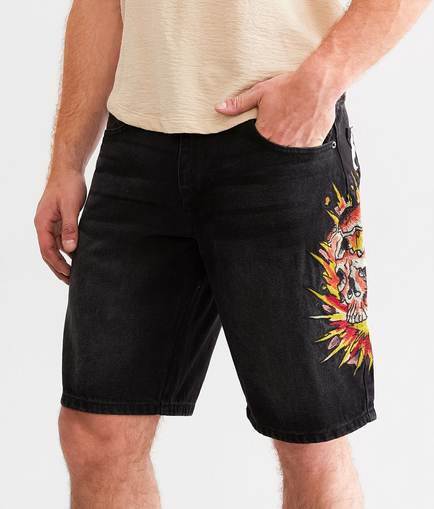 Ed Hardy Skater Short front view