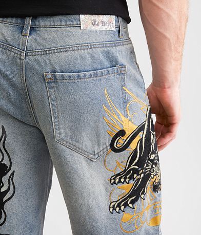 Ed Hardy Skater Short back pocket view