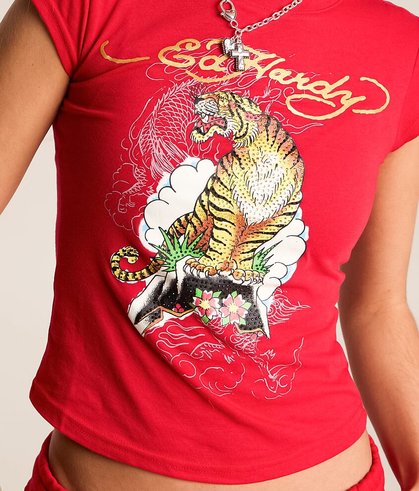 Tiger Mountain Cropped Baby T-Shirt