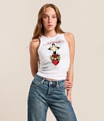 Ed Hardy Cross Heart Tank Top - Women's Tank Tops in White | Buckle