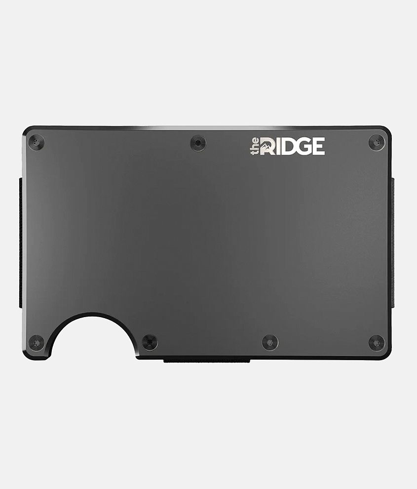 The Ridge Aluminum Money Clip Wallet front view