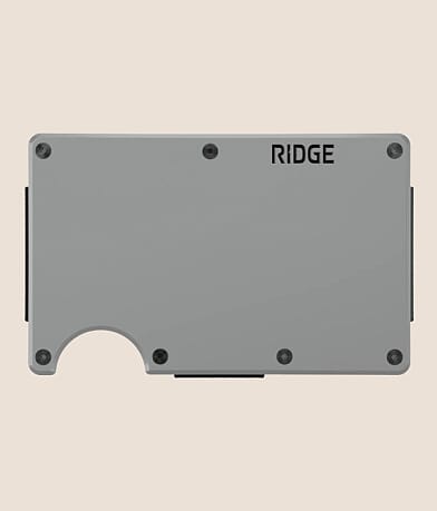 The Ridge Slate Wallet front view