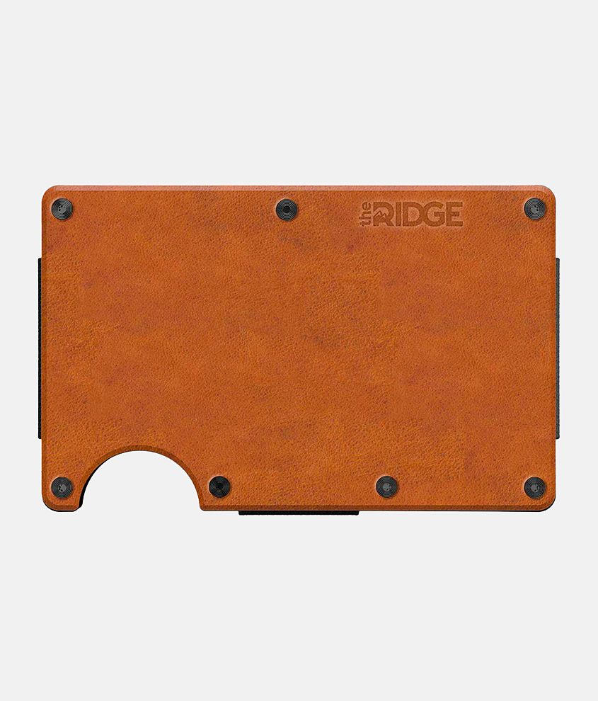 The Ridge Leather Wallet front view