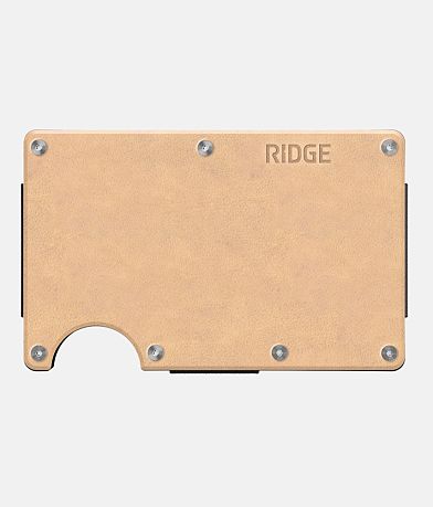 The Ridge Natural Leather Wallet front view