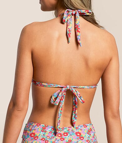 Rip Curl Las Flores Halter Swim Top BACK